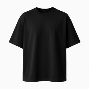 oversized plain black t shirt – premium streetwear essential in dubai & uae